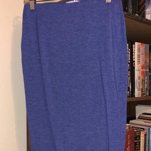 Knee length pencil skirt